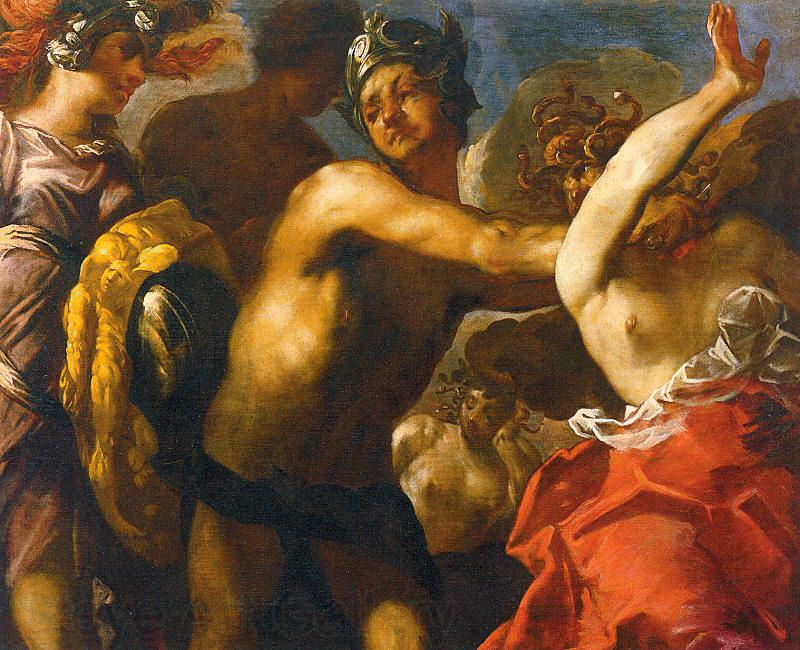 Maffei, Francesco Perseus Cutting off the Head of Medusa France oil painting art